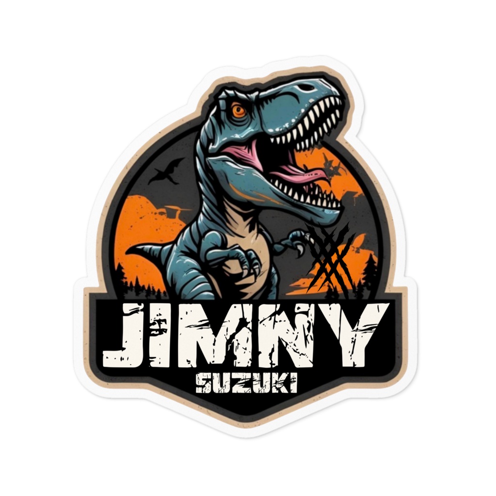 ジムニー 恐竜 ステッカー Jimny dinosaur sticker
