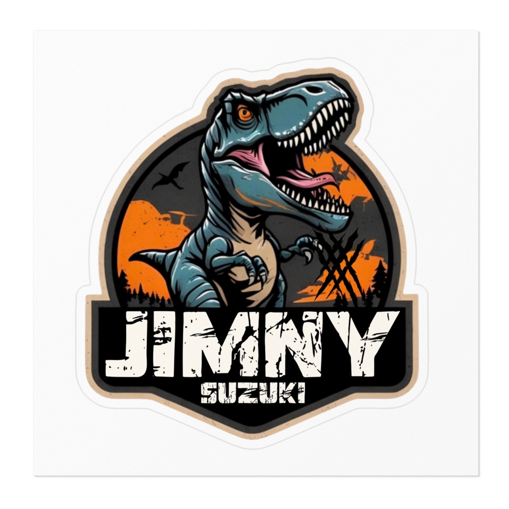 ジムニー 恐竜 ステッカー Jimny dinosaur sticker