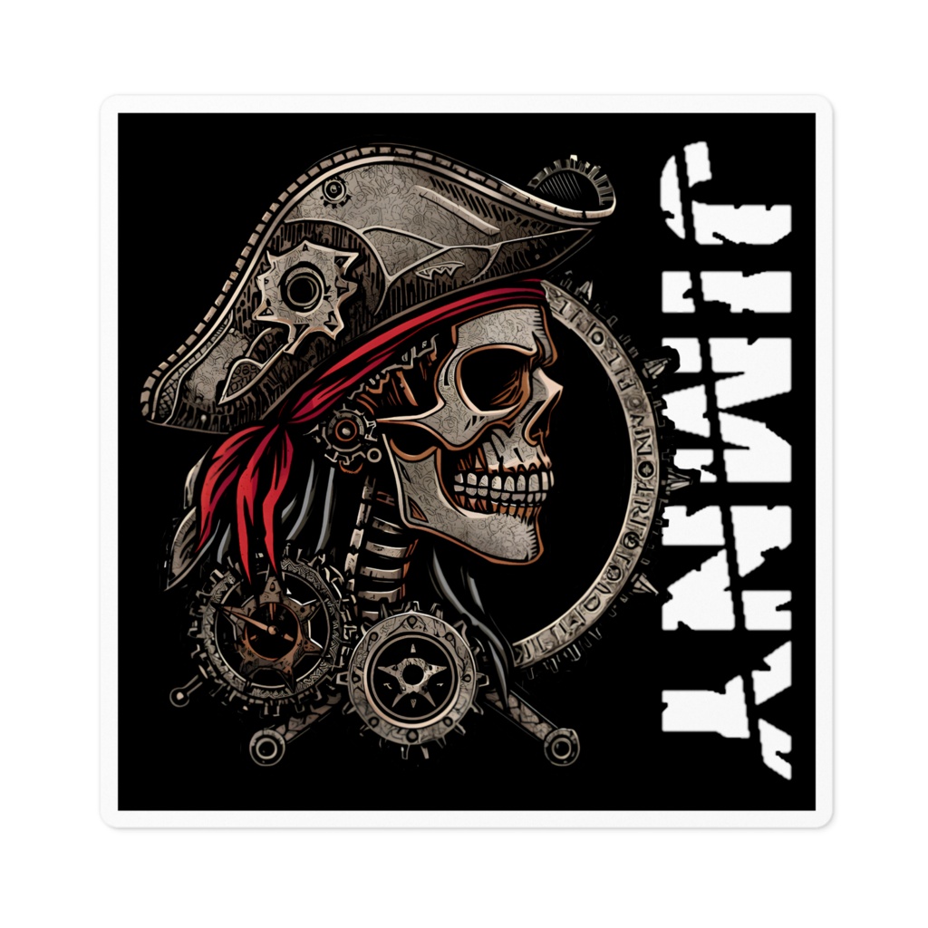 ジムニー 海賊ドクロ ステッカー Jimny Pirate Skull Sticker