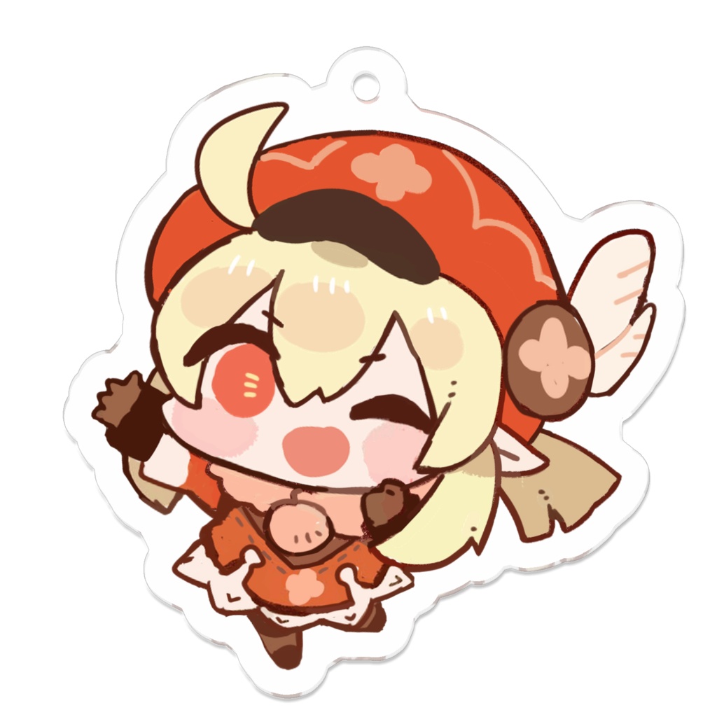 クレーアクリルキーホルダー