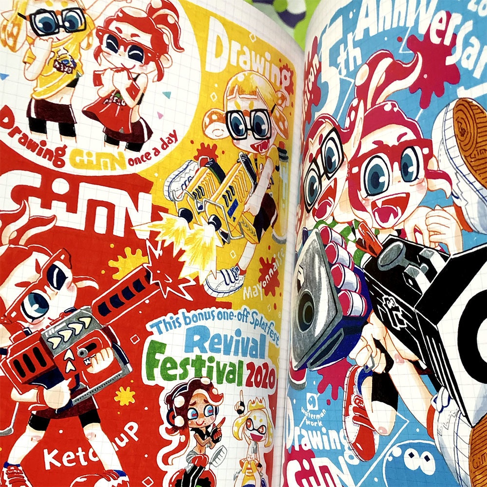 ジモンちゃんノート(Drawing GiMN once a day)