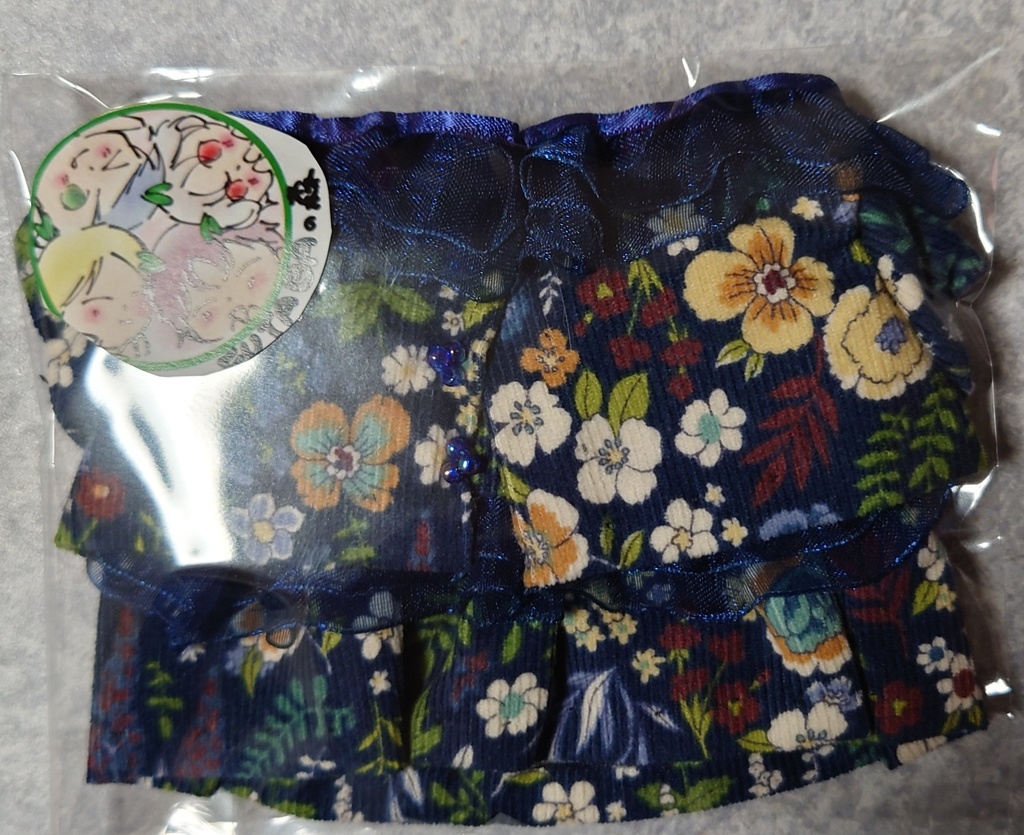 ツキコットのお洋服 青 女の子