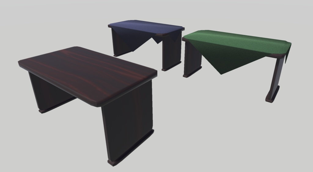 【無料】占いとかに使われてそうなテーブル【VRChat想定】