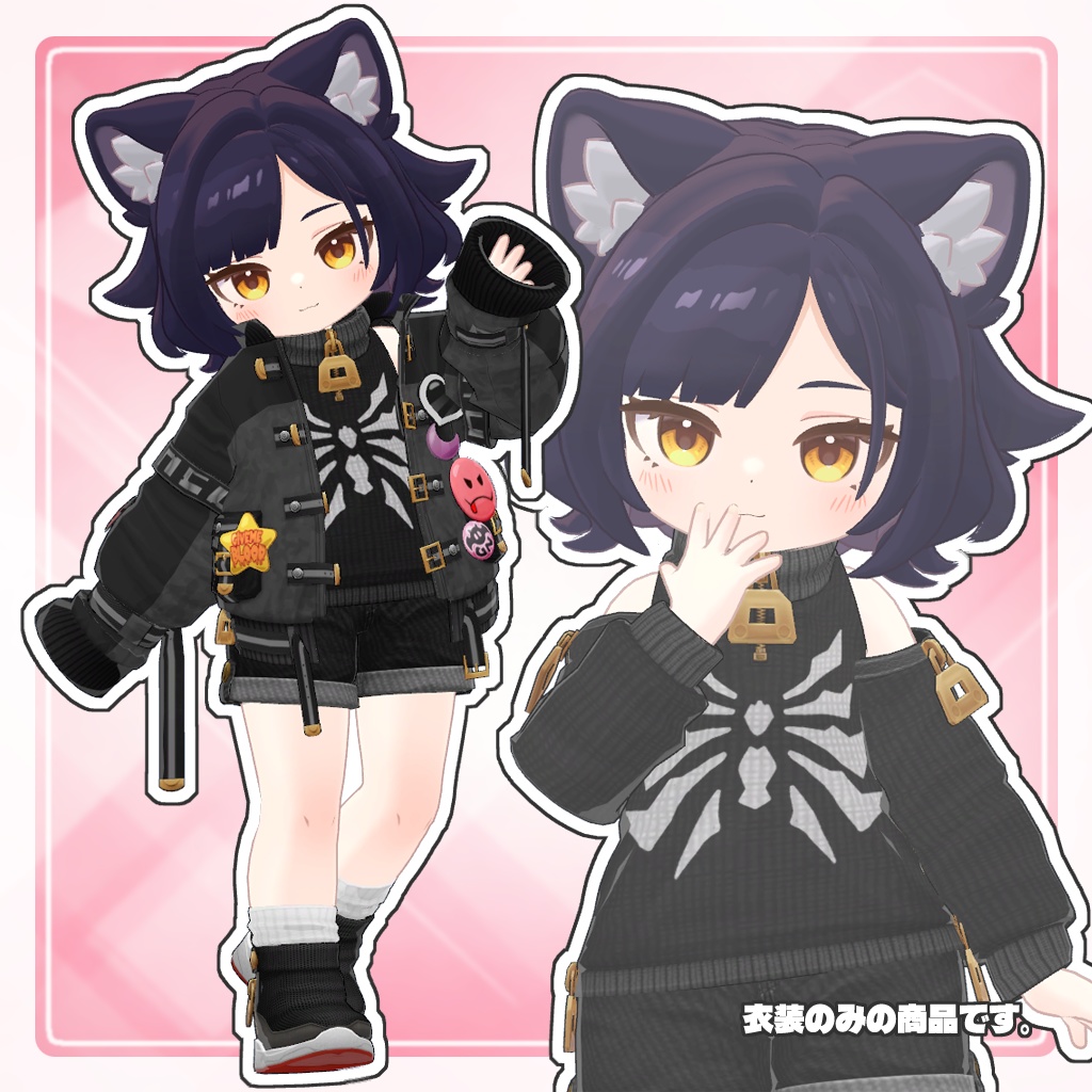 VRC衣装 ピンバッジジャケット / PinbadgeJacket