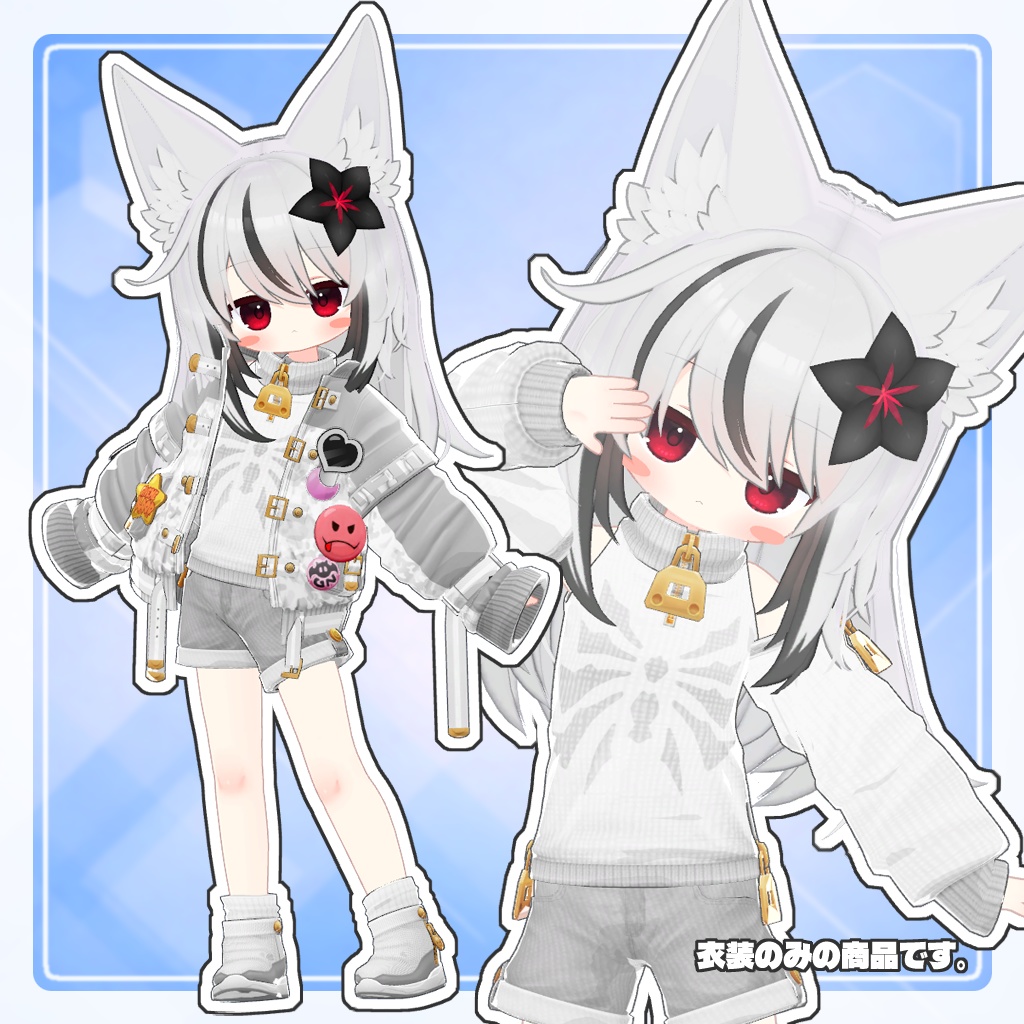 VRC衣装 ピンバッジジャケット / PinbadgeJacket