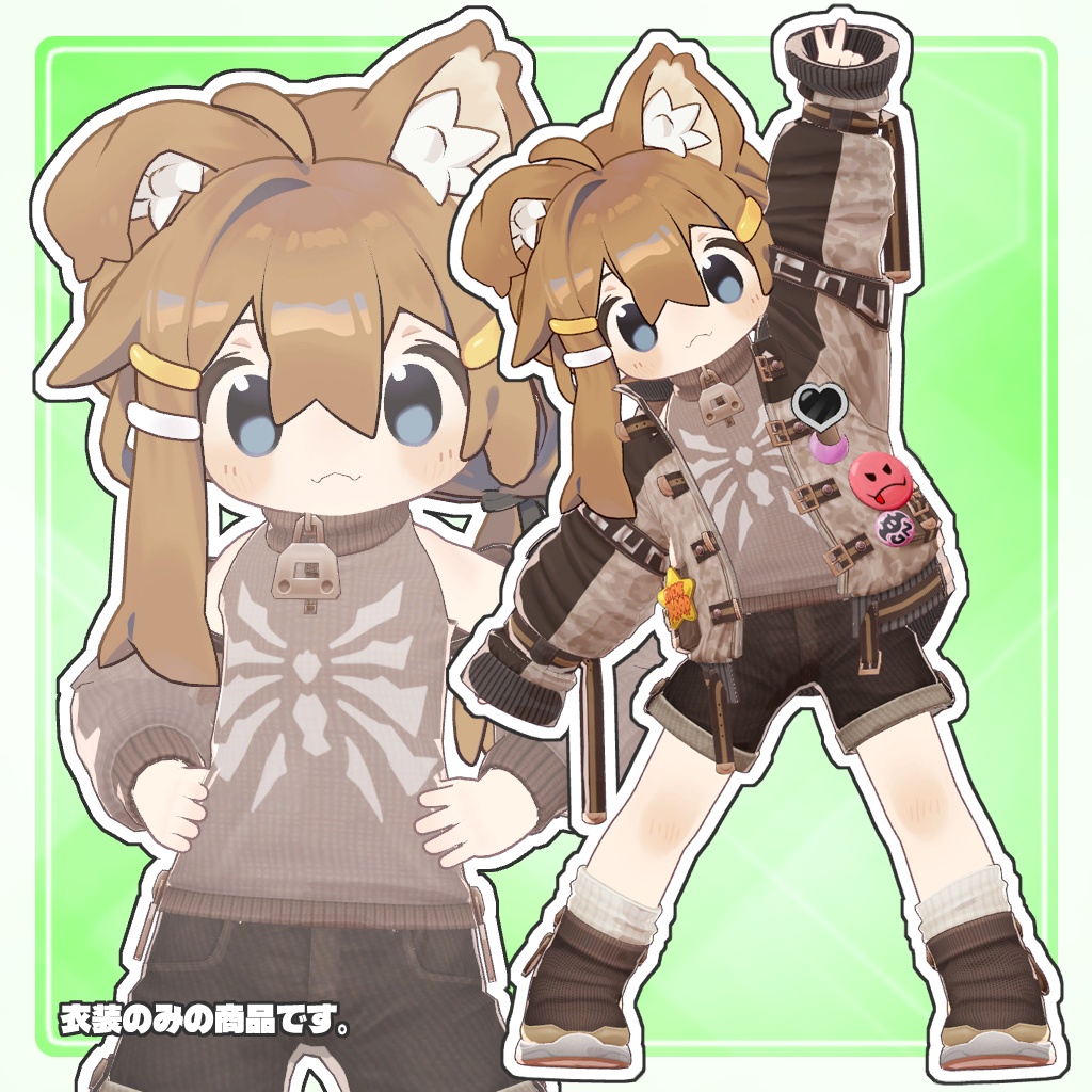 VRC衣装 ピンバッジジャケット / PinbadgeJacket