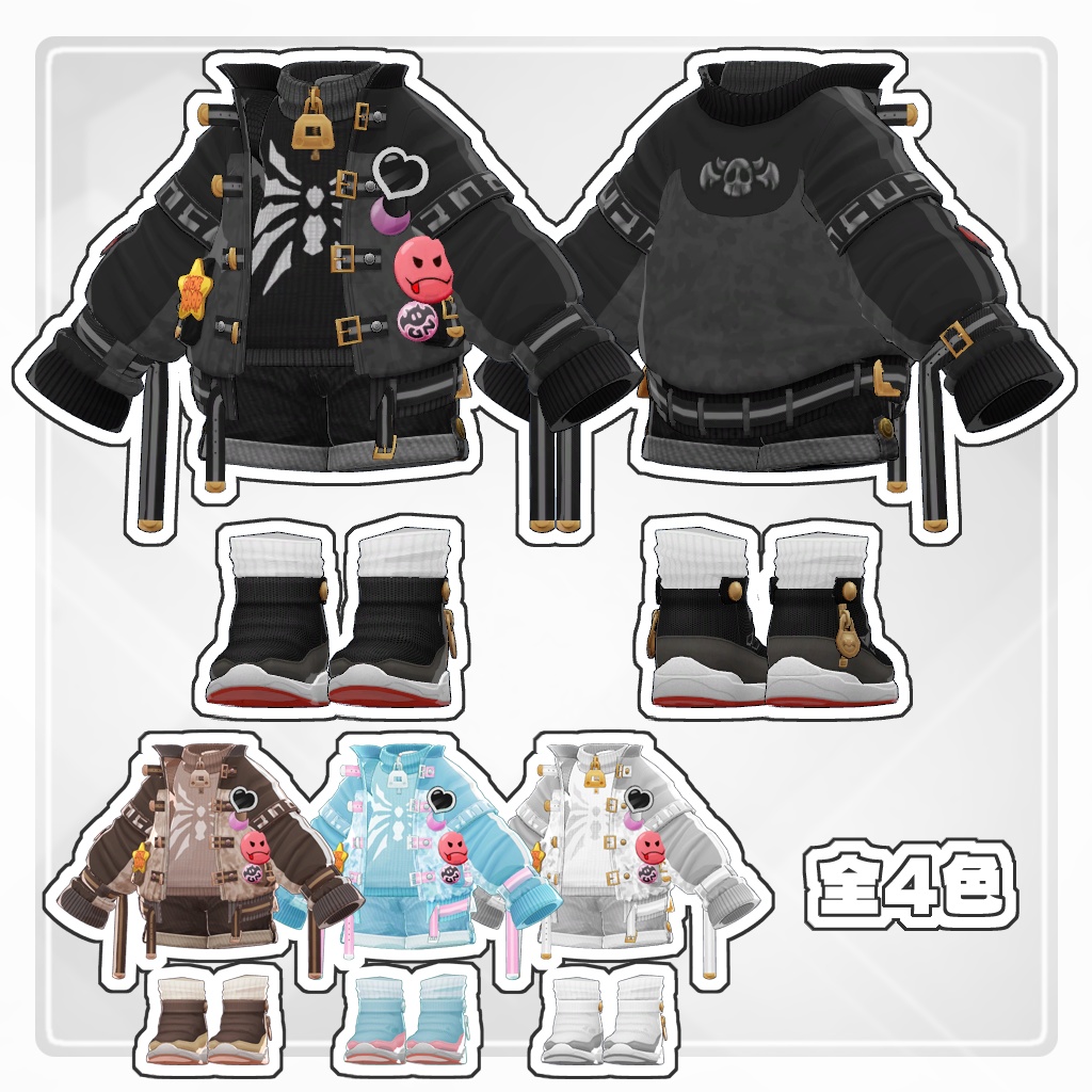 VRC衣装 ピンバッジジャケット / PinbadgeJacket