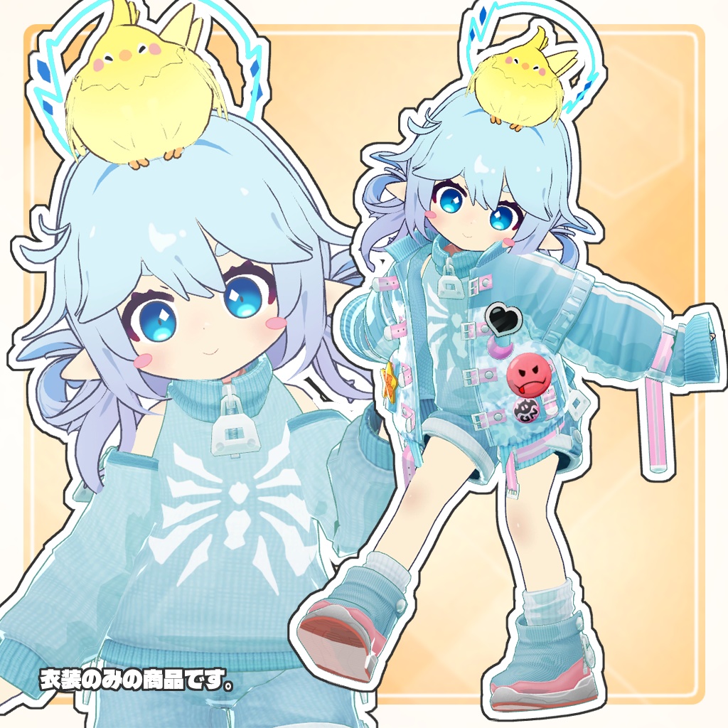 VRC衣装 ピンバッジジャケット / PinbadgeJacket