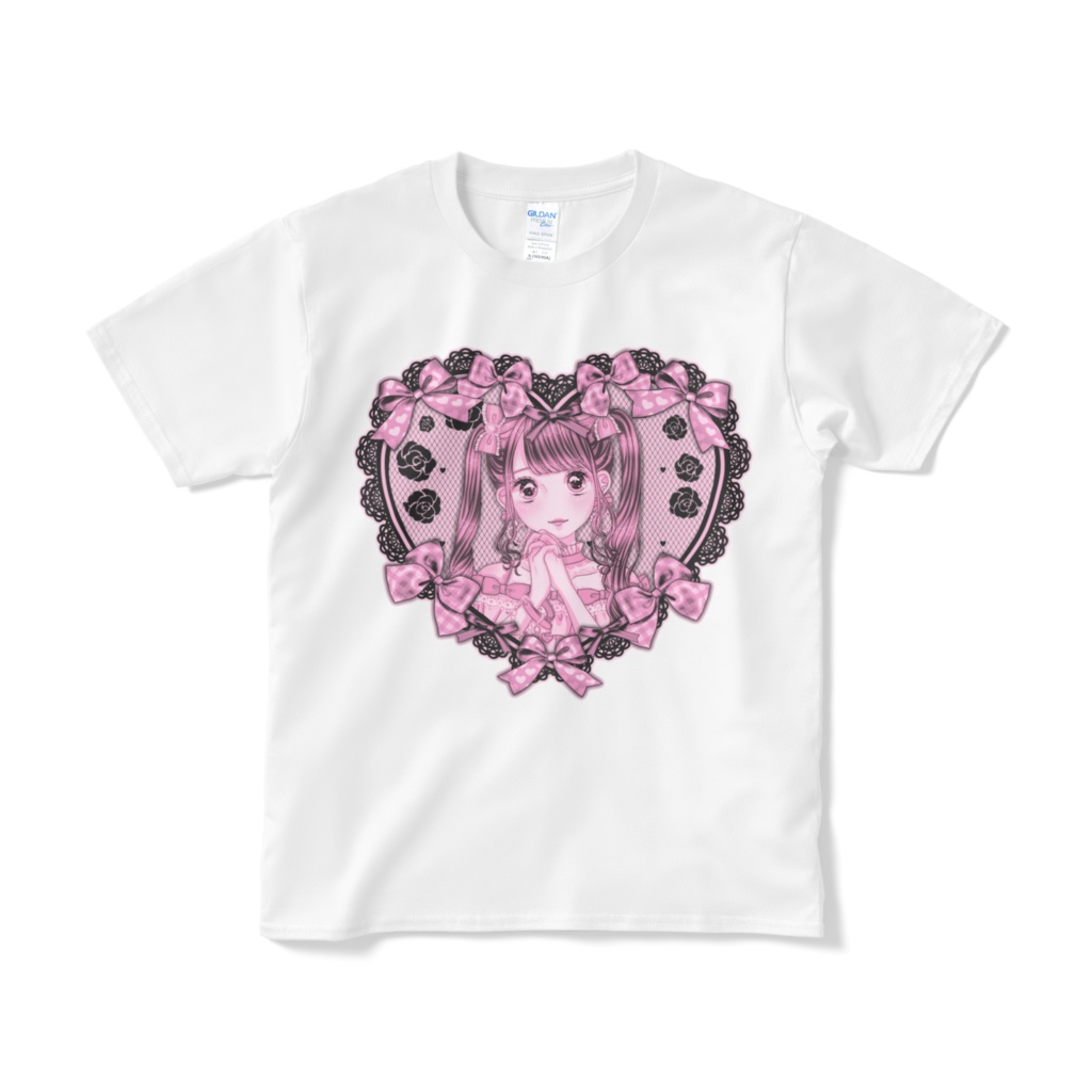 🎀Merletto Tシャツ (WHITE、BLACK)