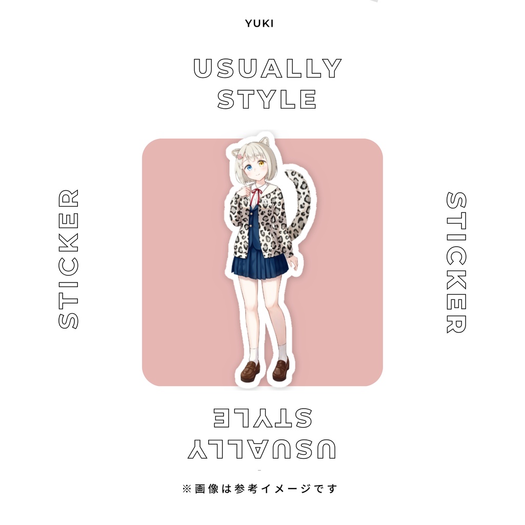 【受注生産】ユキちゃん 新ビジュアル&ミニキャラグッズ|蕗之葉みもざ