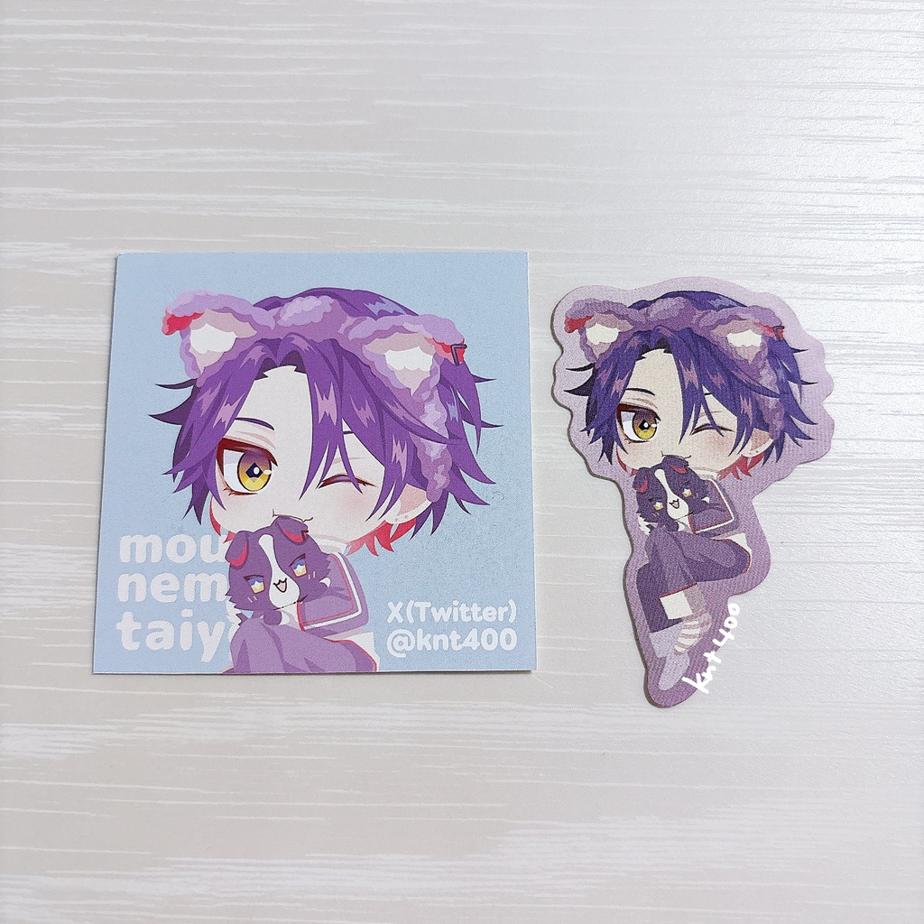 【非公式】渡会雲雀ステッカーセット[パジャマver.]