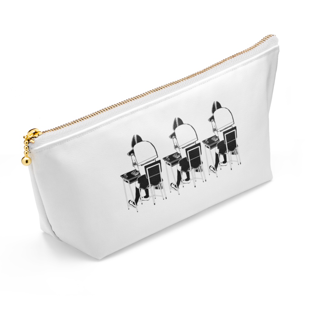 【高校生エジプト神話シリーズ】女子高生アヌビスの化粧ポーチ