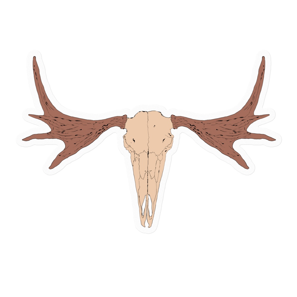 動物骨ステッカー