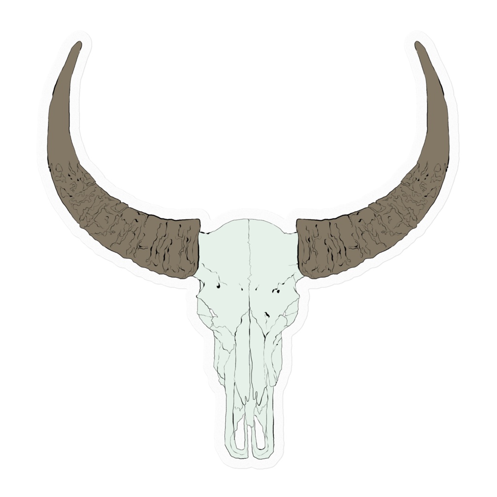 動物骨ステッカー