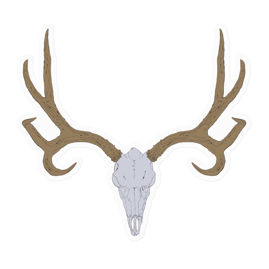 動物骨ステッカー