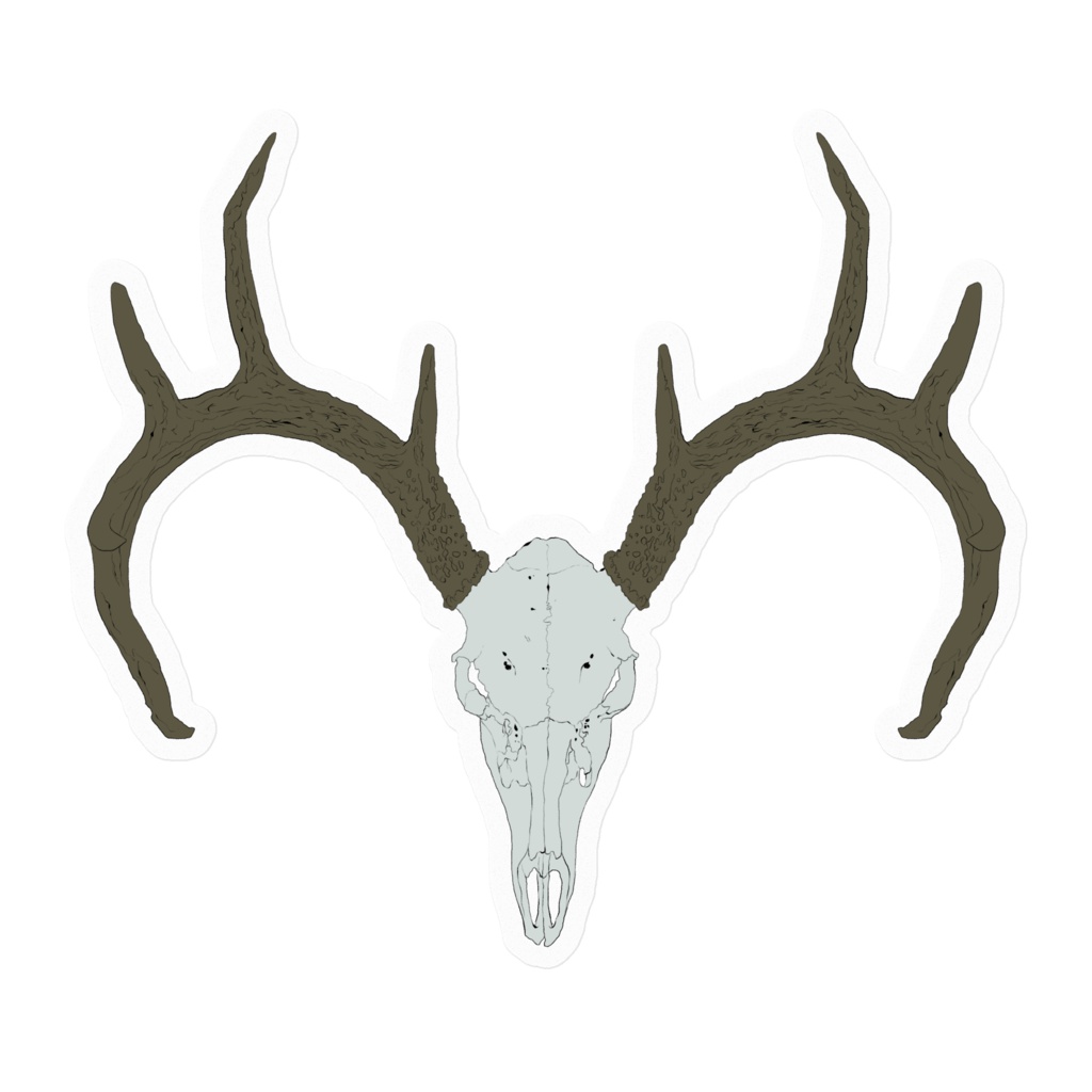 動物骨ステッカー