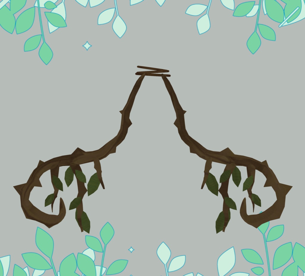 枝の羽　feathers of a tree  MA対応