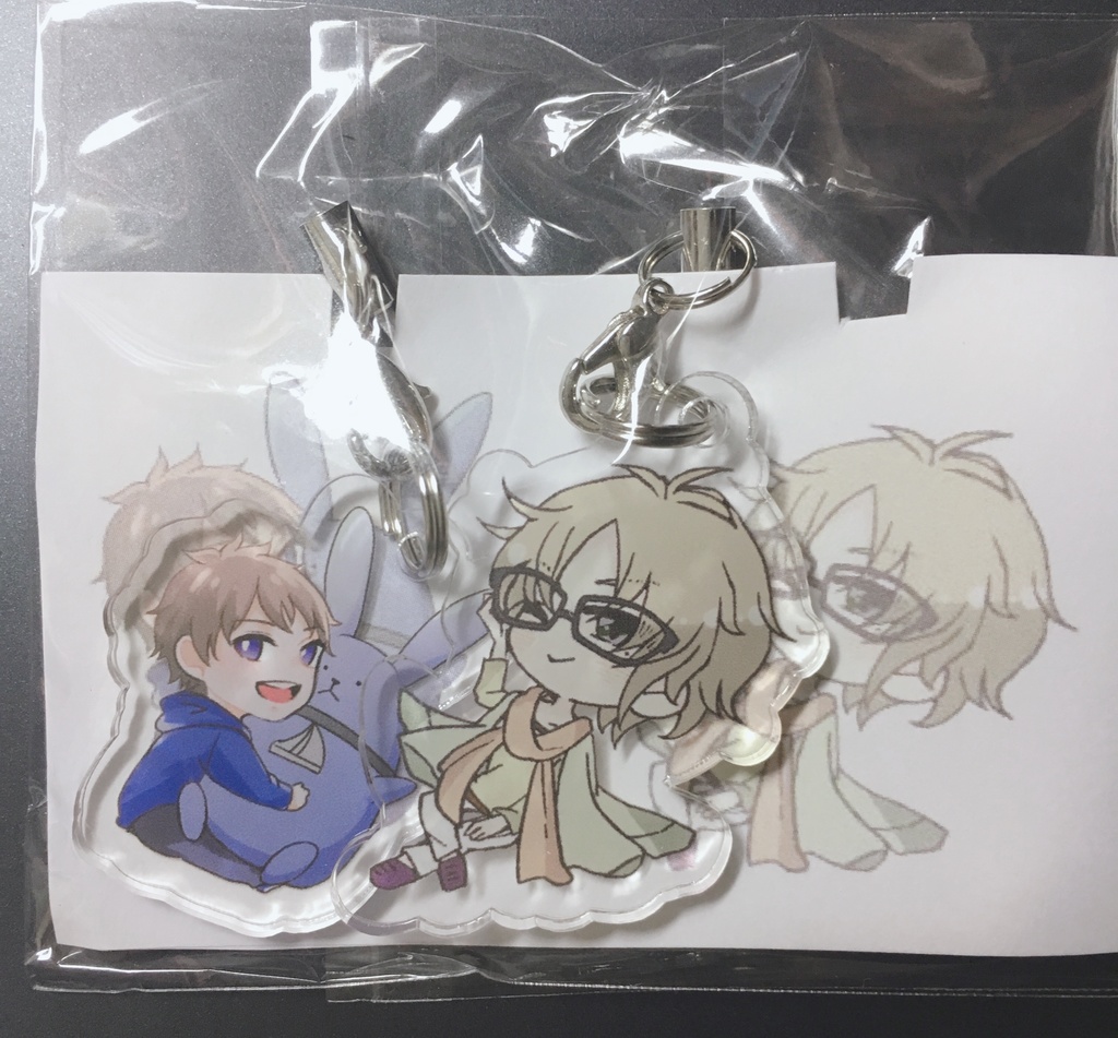 アクリルキーホルダー 弥生春＆文月海
