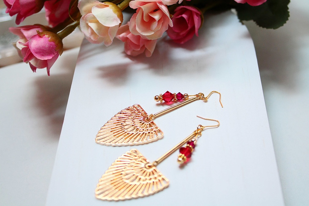 紅閻魔イメージイヤリング&ピアス