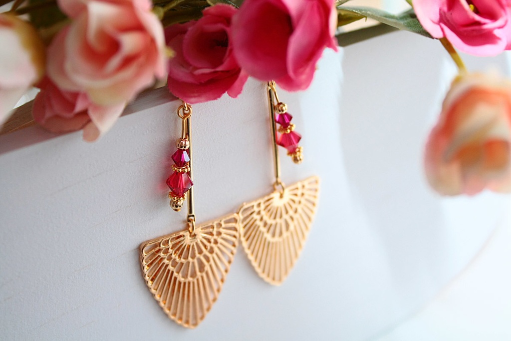 紅閻魔イメージイヤリング&ピアス