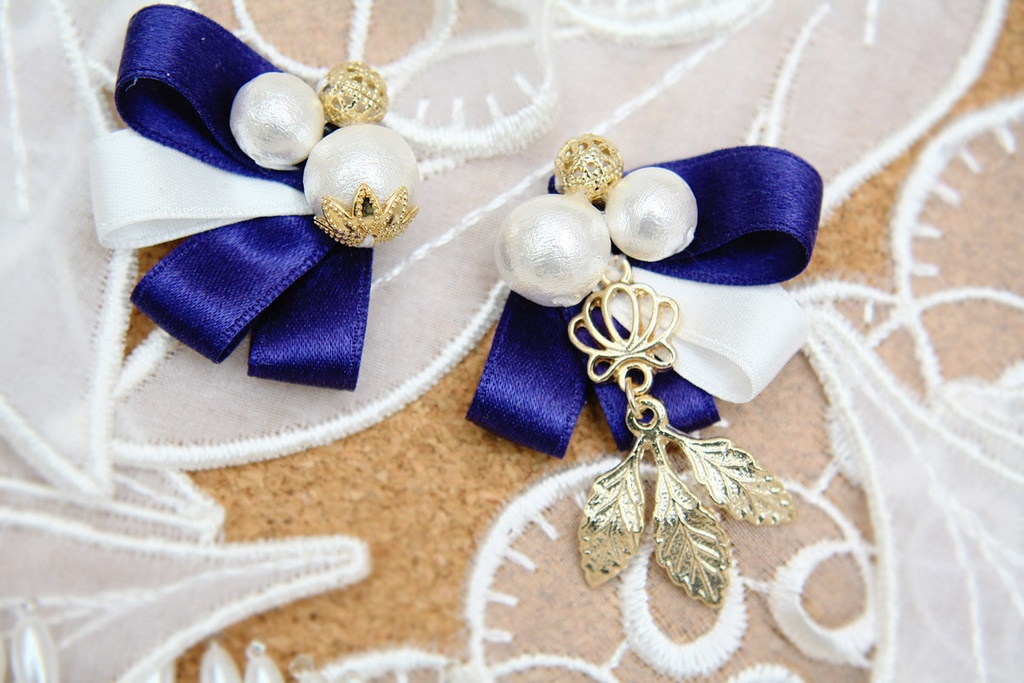 PRICEDOWN|おりぼんイヤリング&ピアス