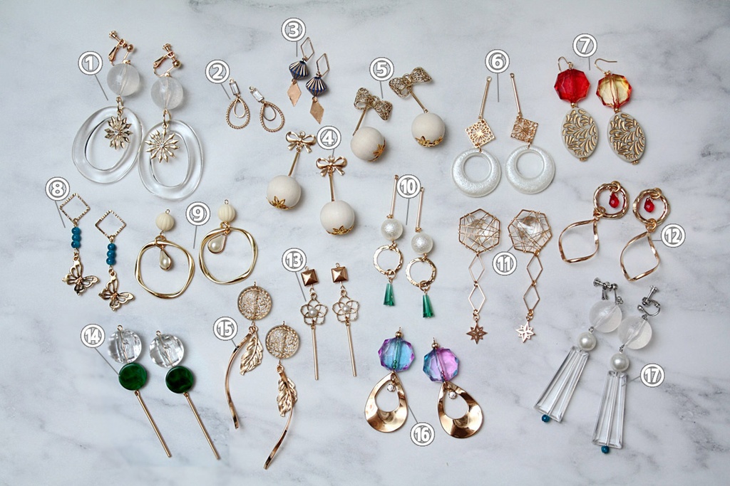 イヤリングorピアス選択式|FGOサーヴァントイメージ イヤリング&ピアス