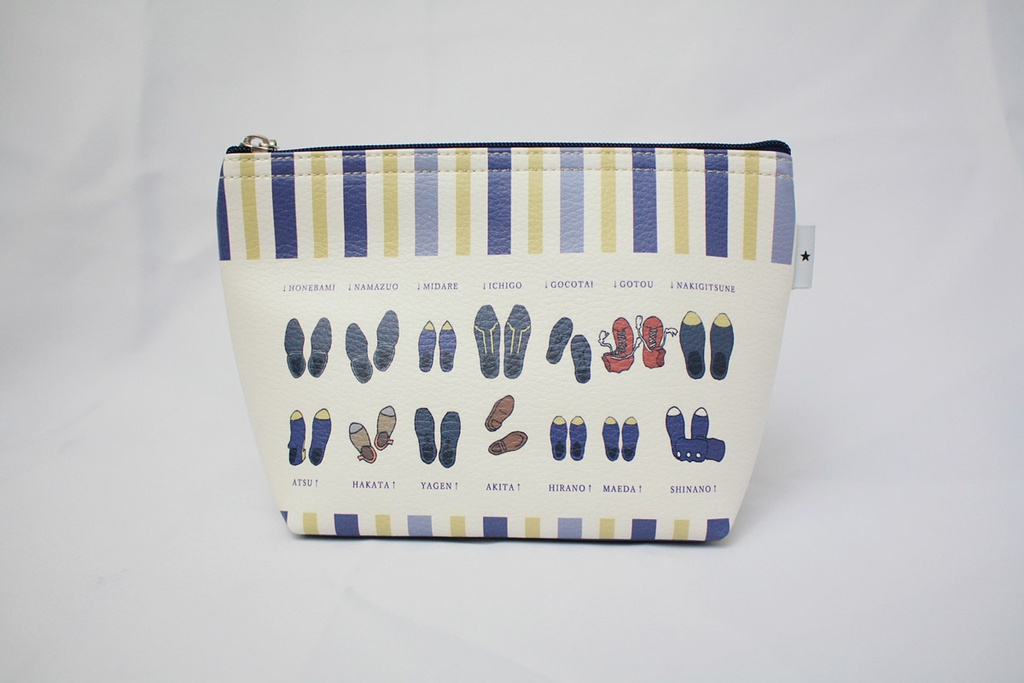 PRICEDOWN|伊達組・粟田口・来派 ストライプポーチ