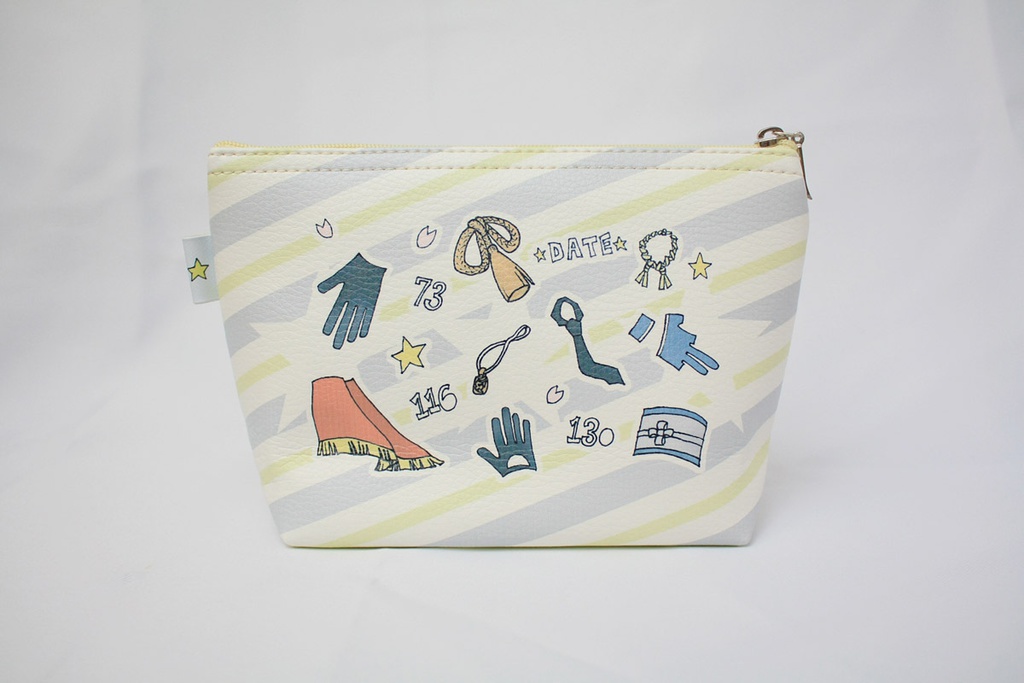 PRICEDOWN|伊達組・粟田口・来派 ストライプポーチ