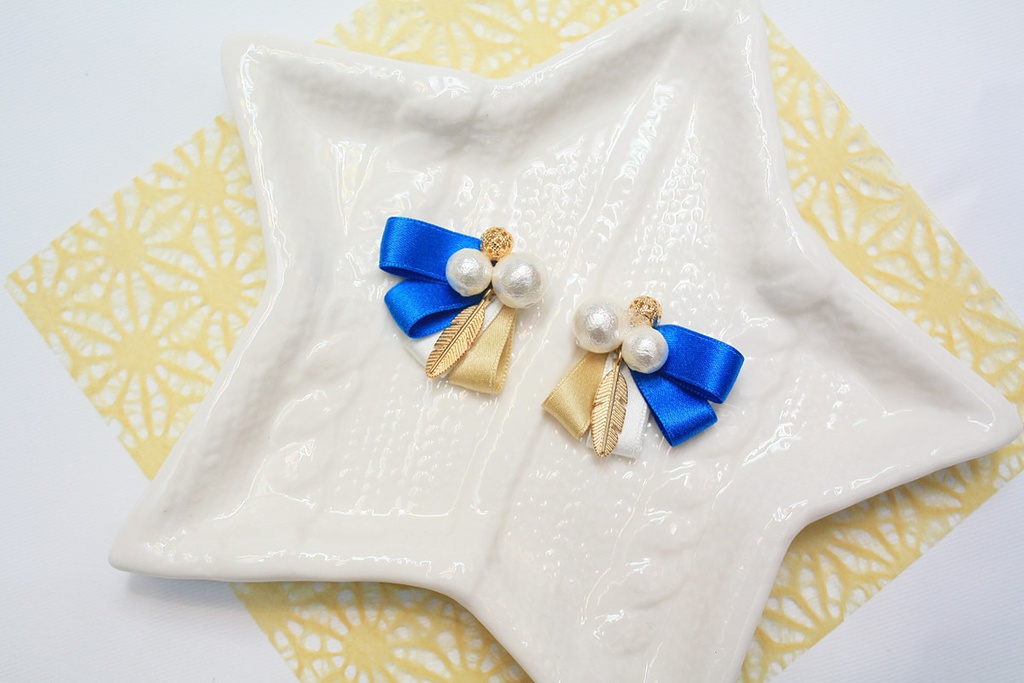 PRICEDOWN|おりぼんイヤリング&ピアス・参