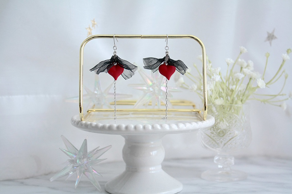 ハーツ スケアリードレスイメージイヤリング＆ピアス