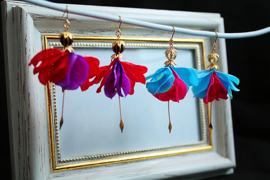 PRICEDOWN|巴形と静形のドレスピアス/イヤリング