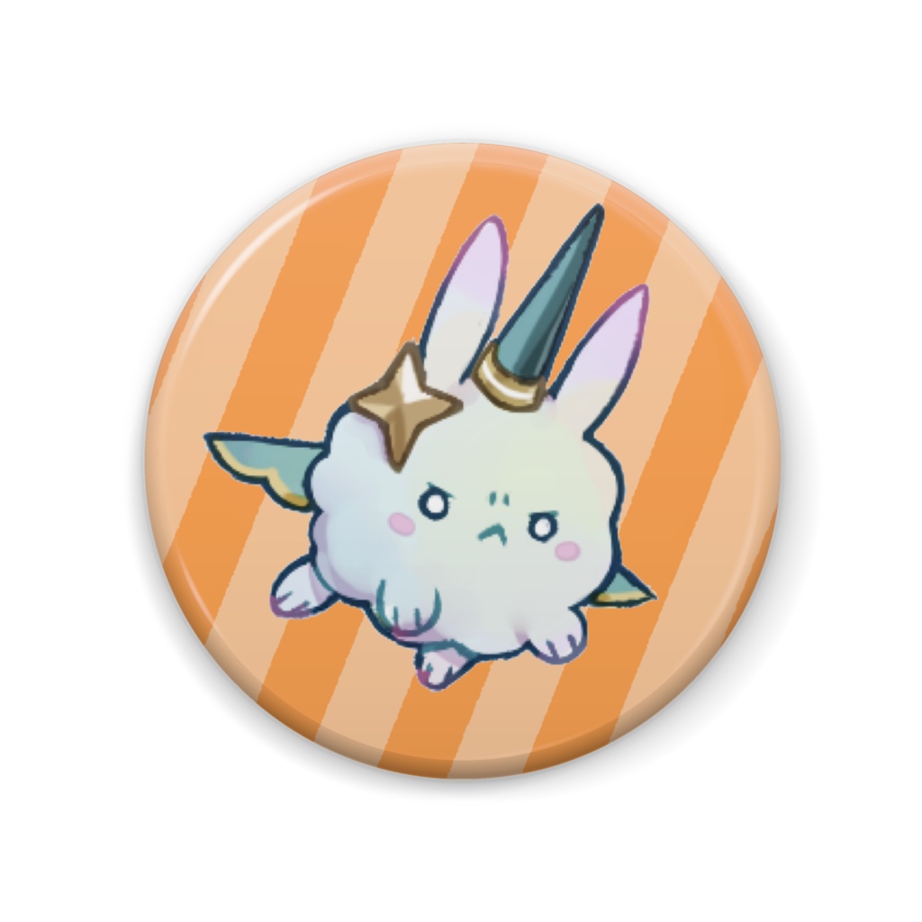 【2周年記念】ほーびっと♂【缶バッジ】