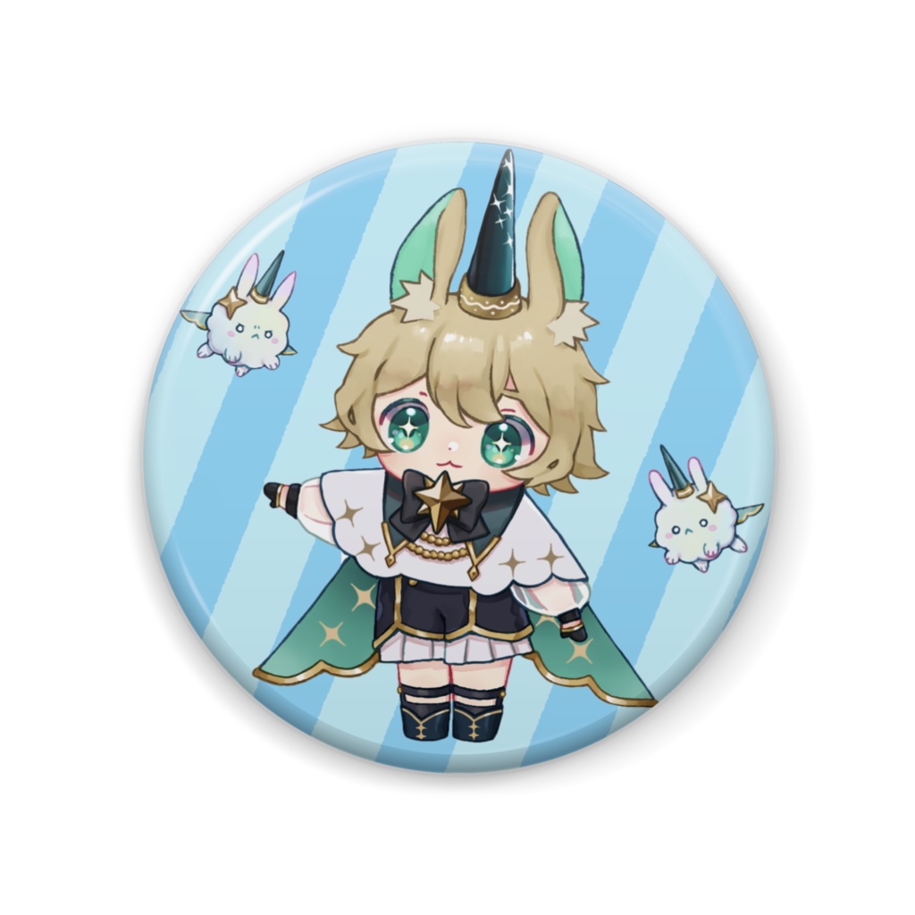 【2周年記念】きゃろる&ほーびっと【缶バッジ】