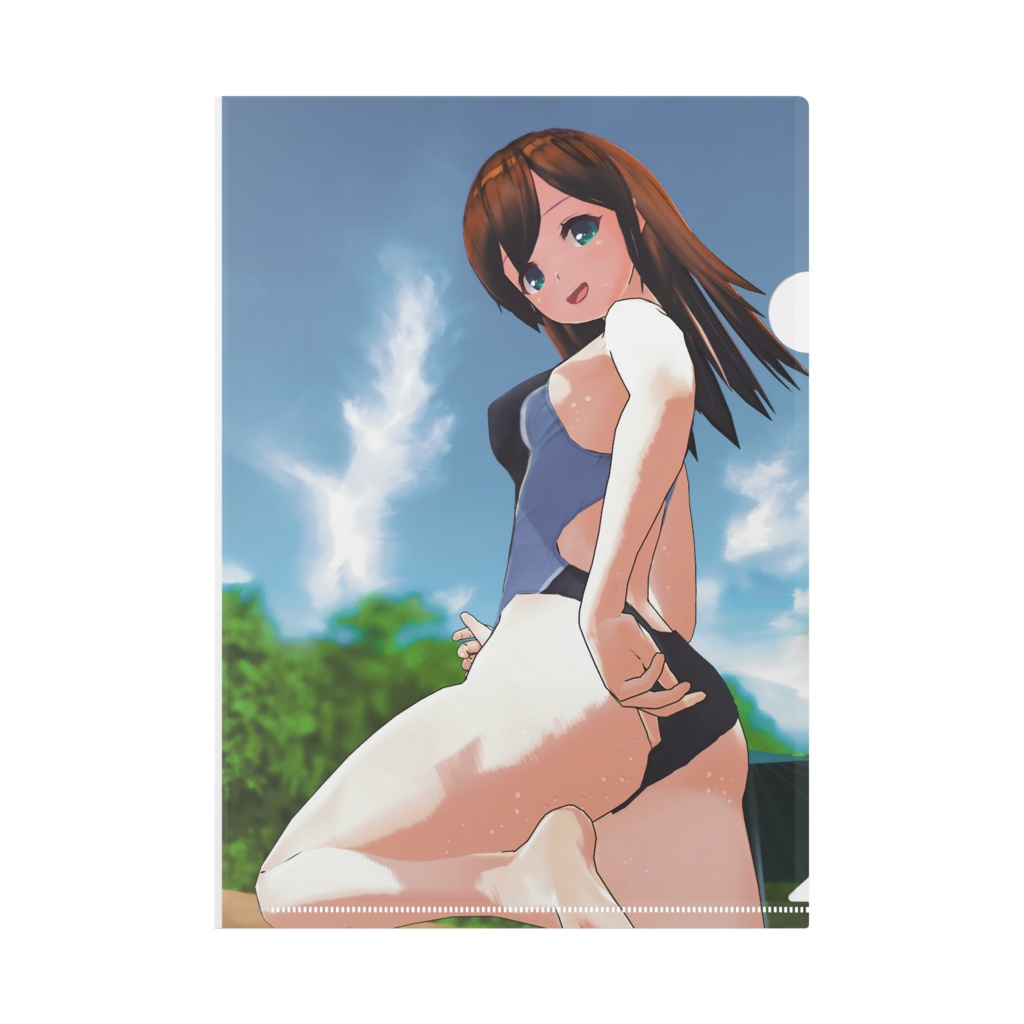 競泳水着(藤沢櫻子)クリアファイル