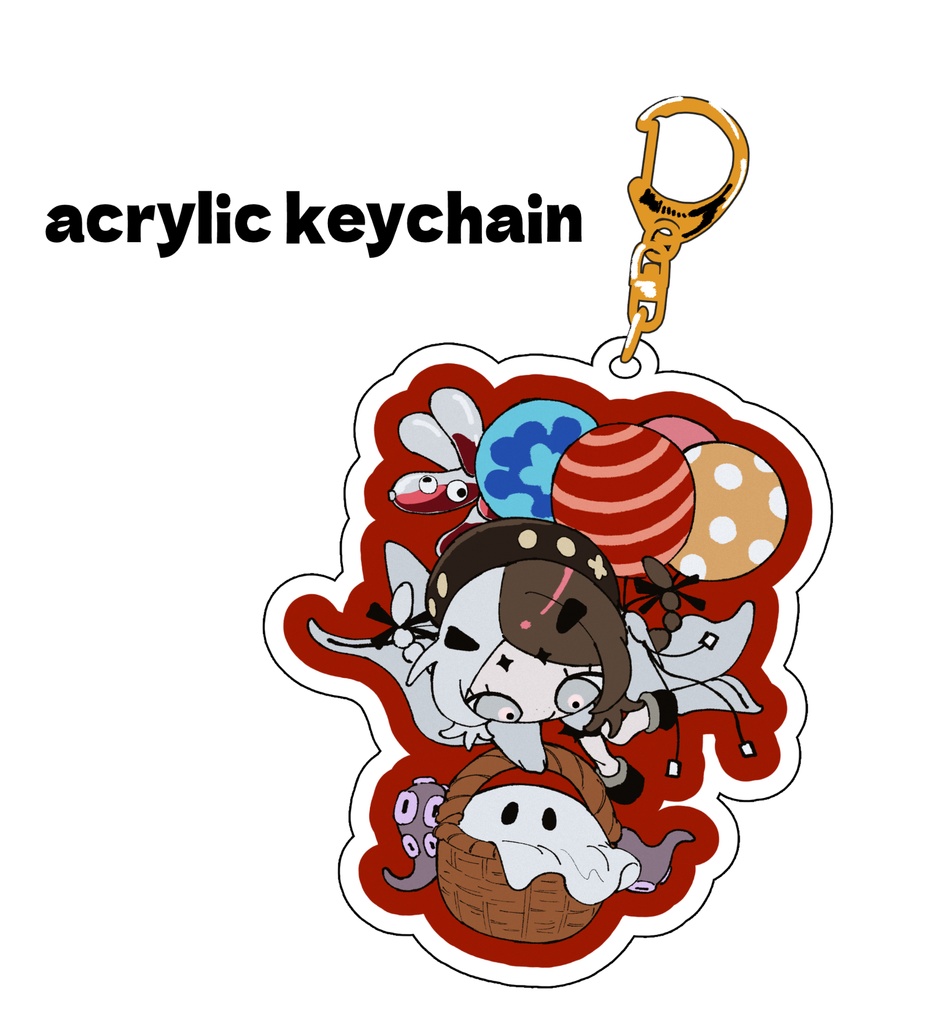アクリルキーホルダー バルーンパーティー＆ポルターガイスト
