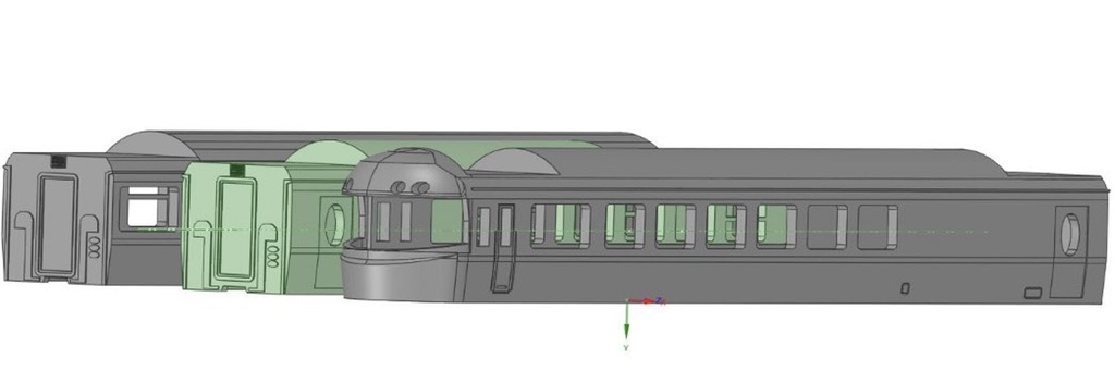 第26回JNMAフォロー販売　485系　宴会列車タイプ　ボディーキット