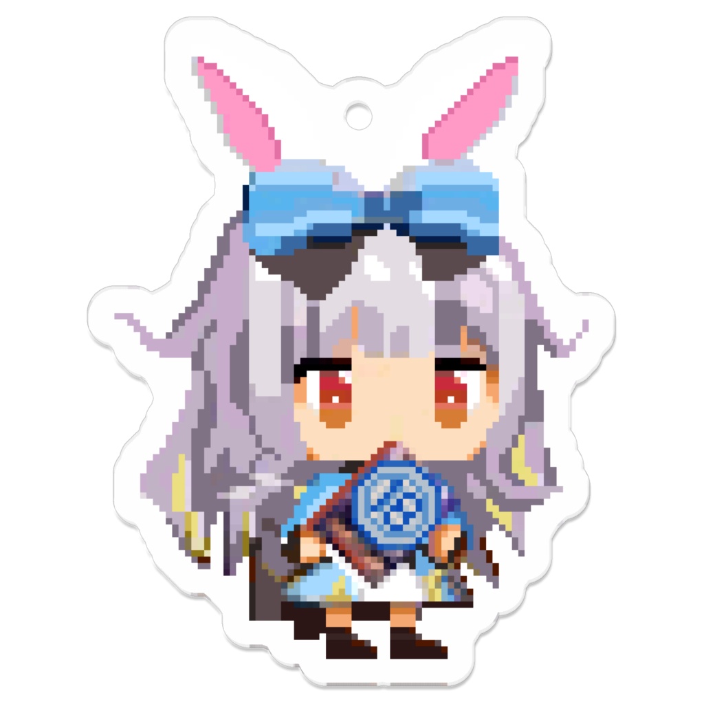 餅月ひまりドット絵アクリルキーホルダー