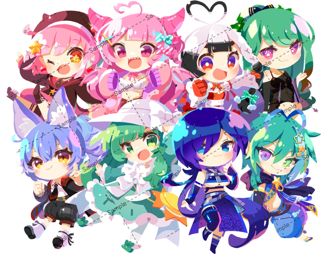 【受注販売】尊華団全員集合！アクリルスタンド