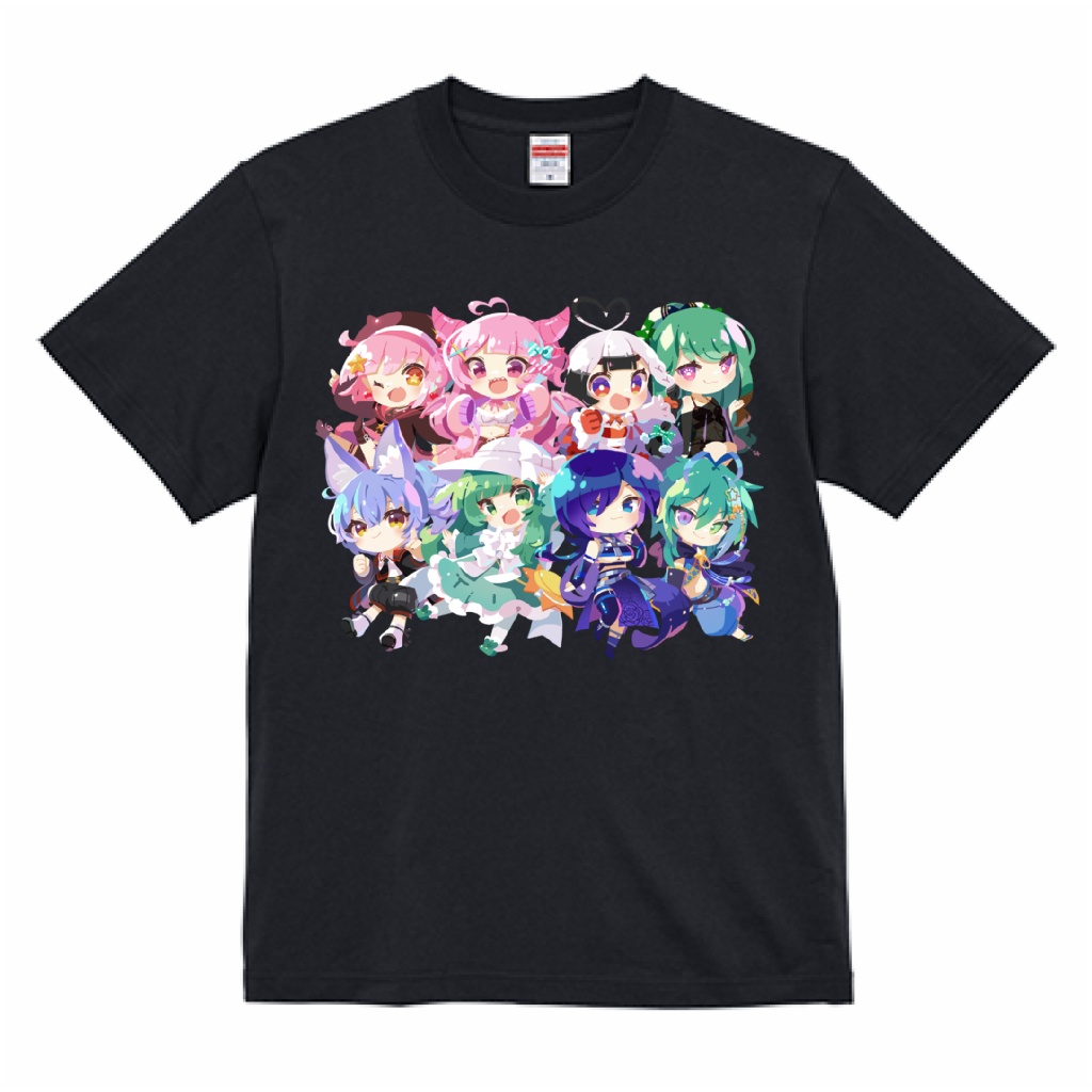 【受注販売】尊華団全員集合！Tシャツブラック　S～XXXL