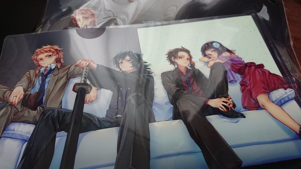 スーツ水一門クリアファイル