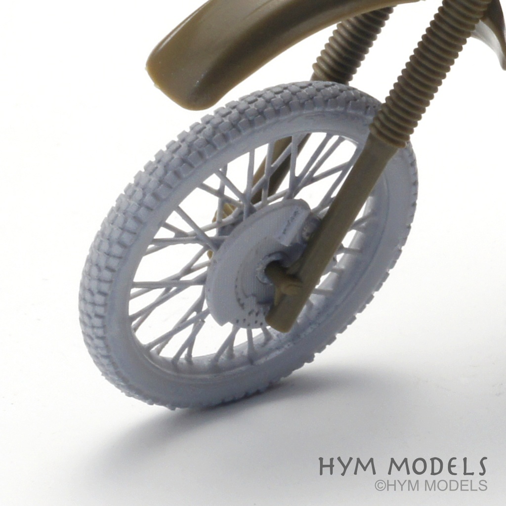 【2024/1/23更新】1/35 陸自オートバイ用 ディテールアップパーツ(純正タイヤ)