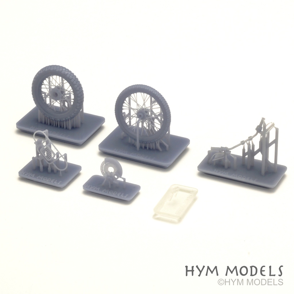 【2024/1/23更新】1/35 陸自オートバイ用 ディテールアップパーツ(純正タイヤ)