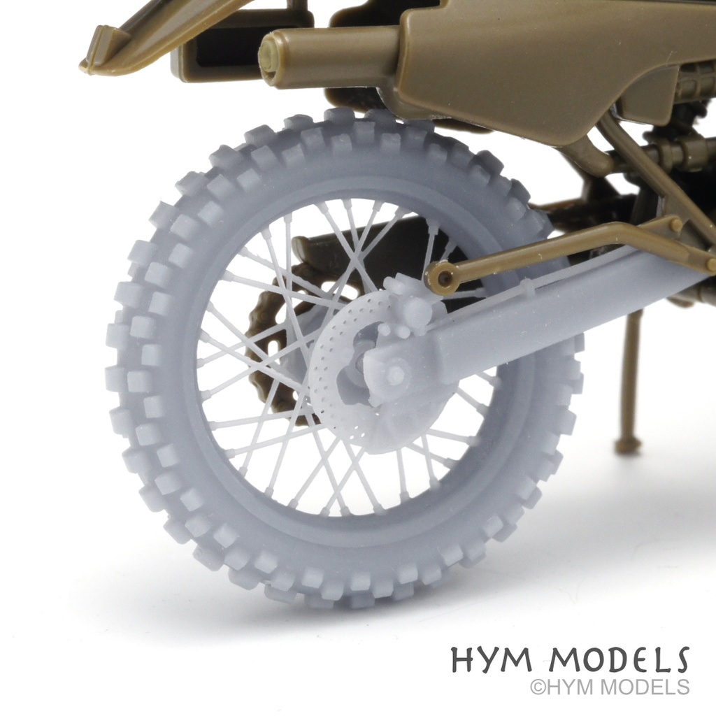 【2024/1/23更新】1/35 陸自オートバイ用 XLR250R改造セット(エンデューロタイヤ)