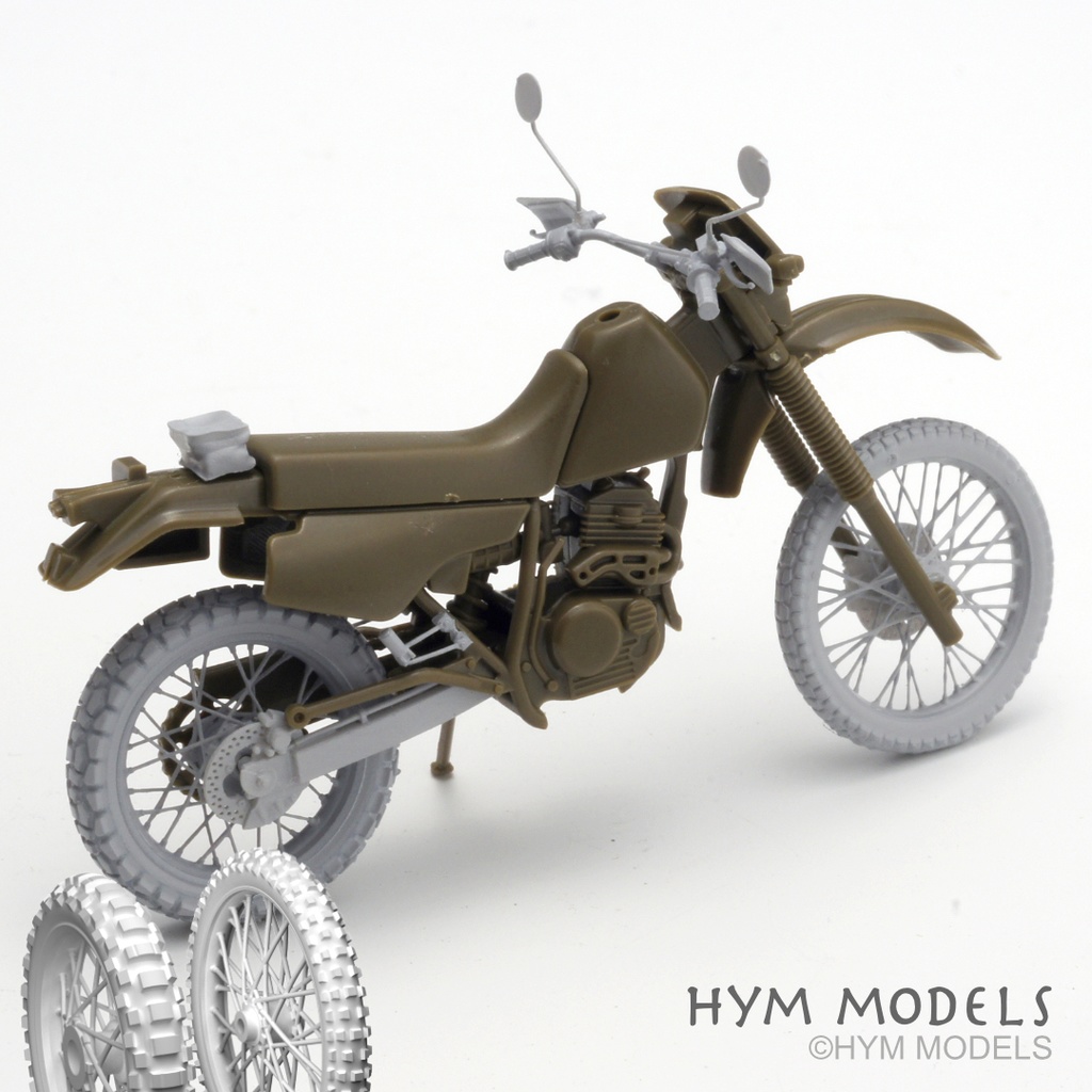 【2024/1/23更新】1/35 陸自オートバイ用 XLR250R改造セット(エンデューロタイヤ)