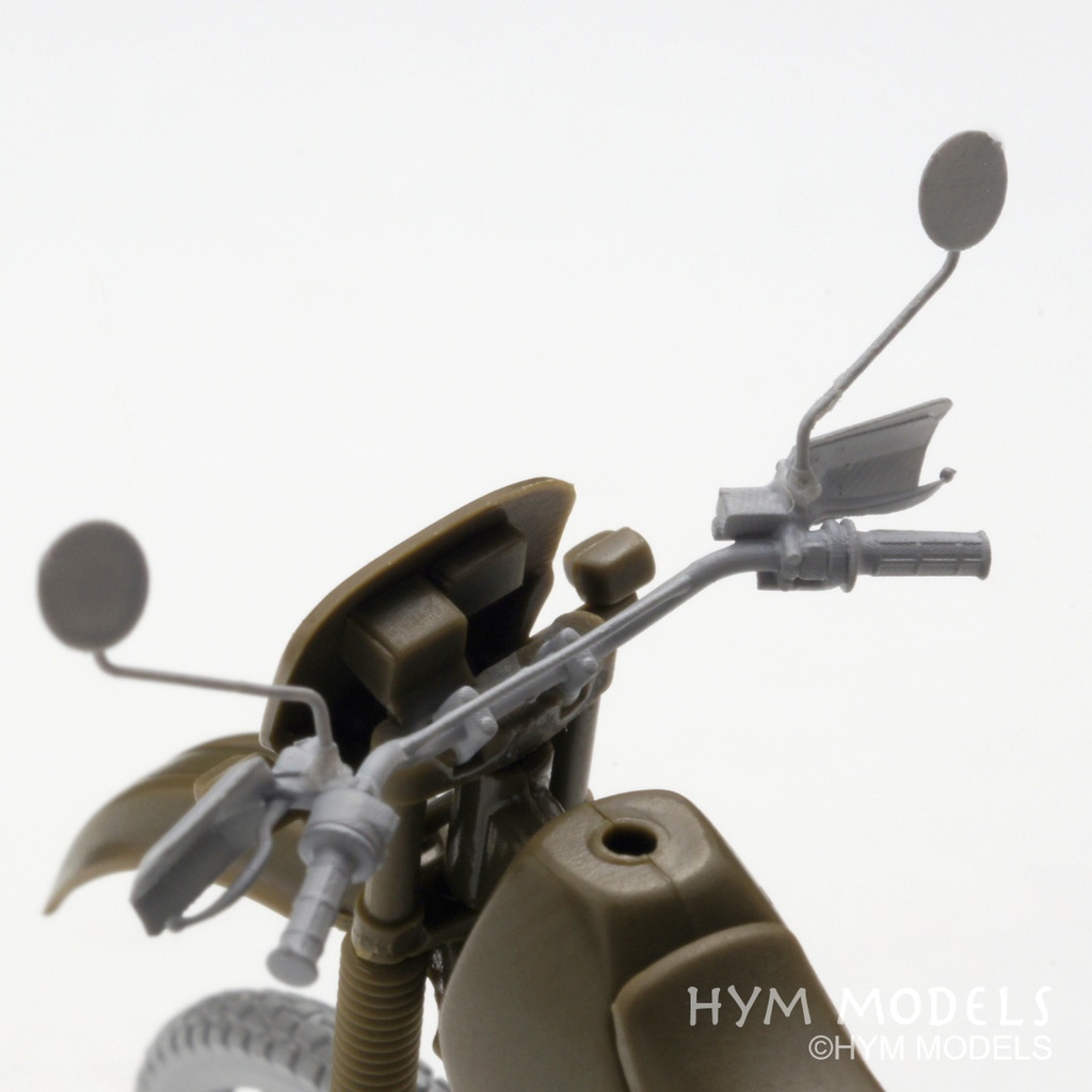 【2024/1/23更新】1/35 陸自オートバイ用 XLR250R改造セット(デュアルパーパスタイヤ)