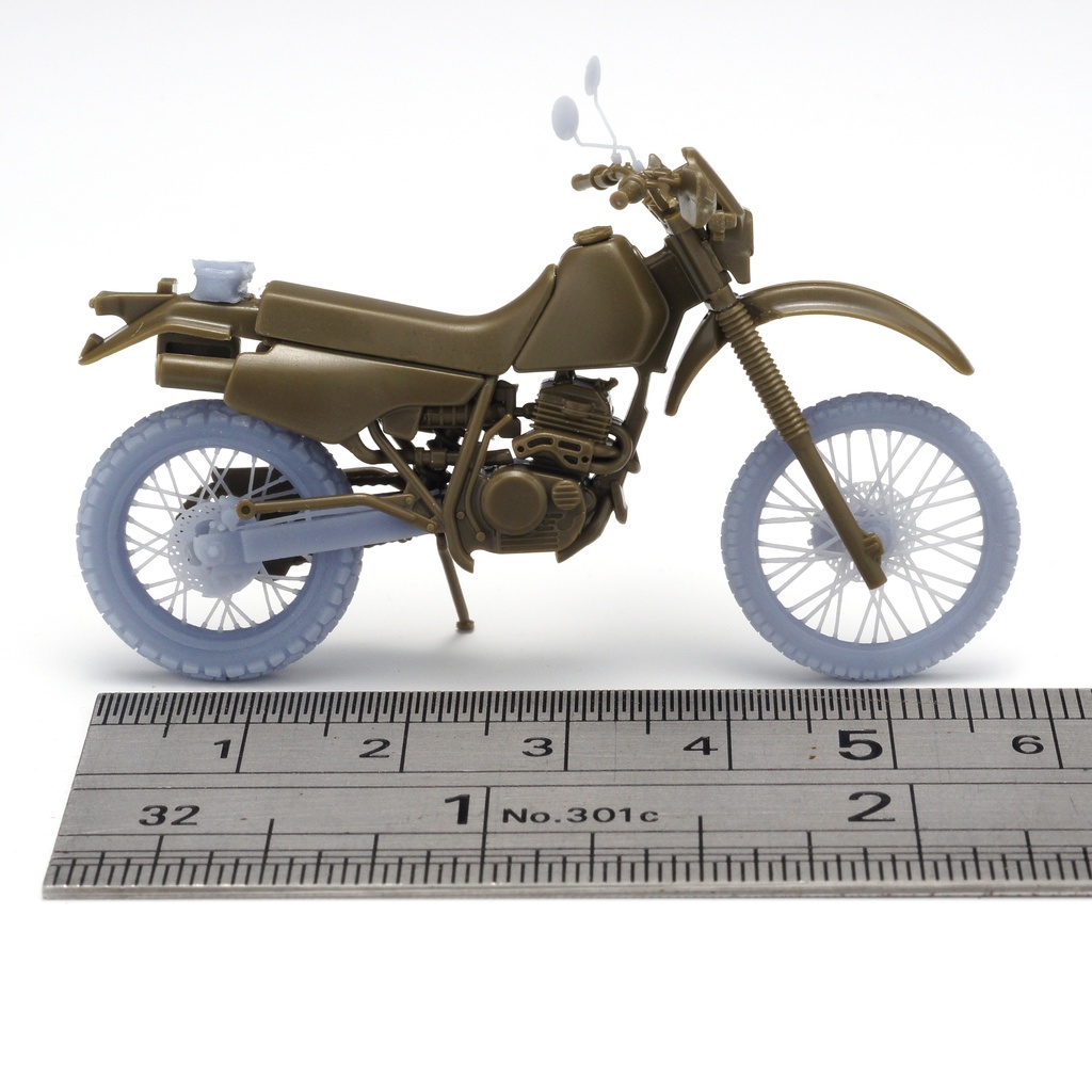 1/35 陸自オートバイ用 XLR250R改造セット（デュアルパーパスタイヤ