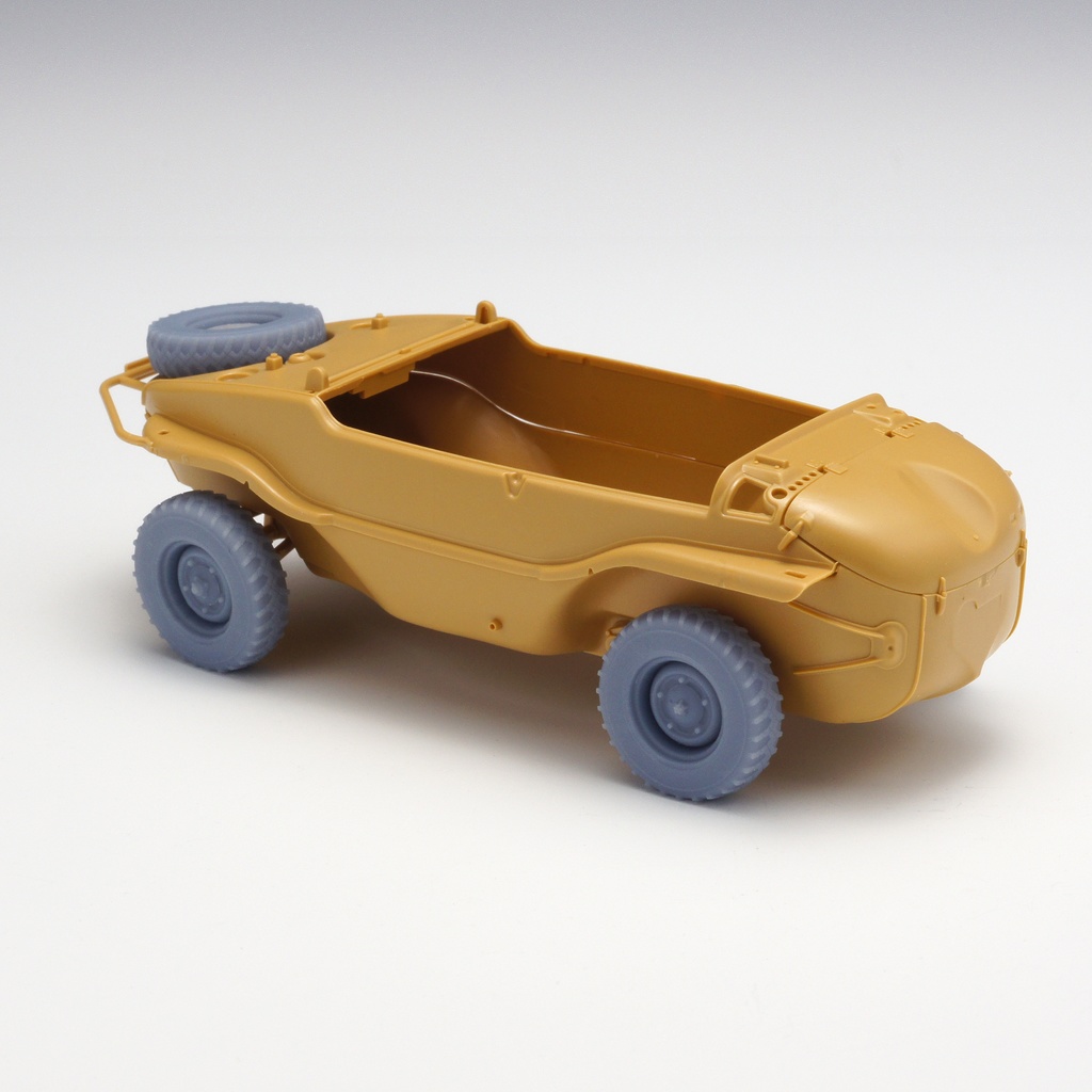 1/35 シュビムワーゲン166型用 自重変形ワイドタイヤセット