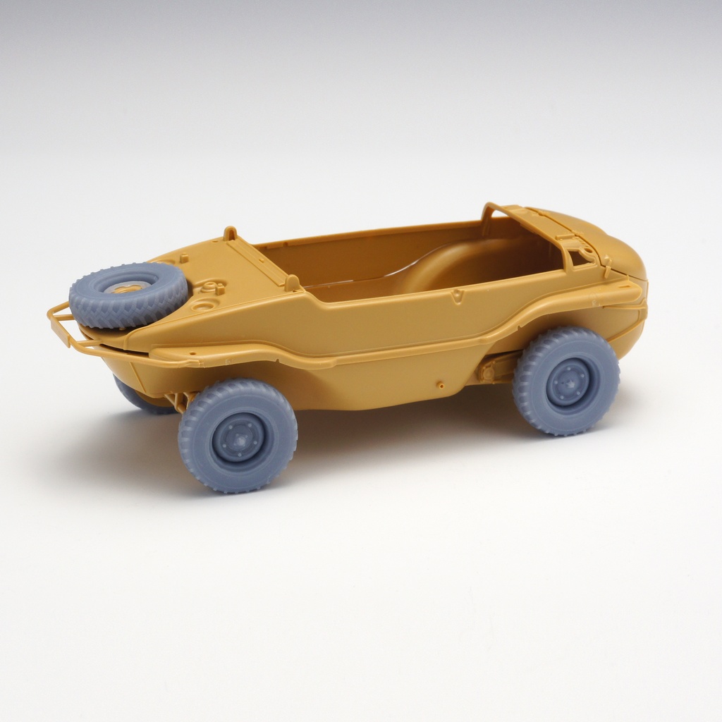 1/35 シュビムワーゲン166型用 自重変形ワイドタイヤセット
