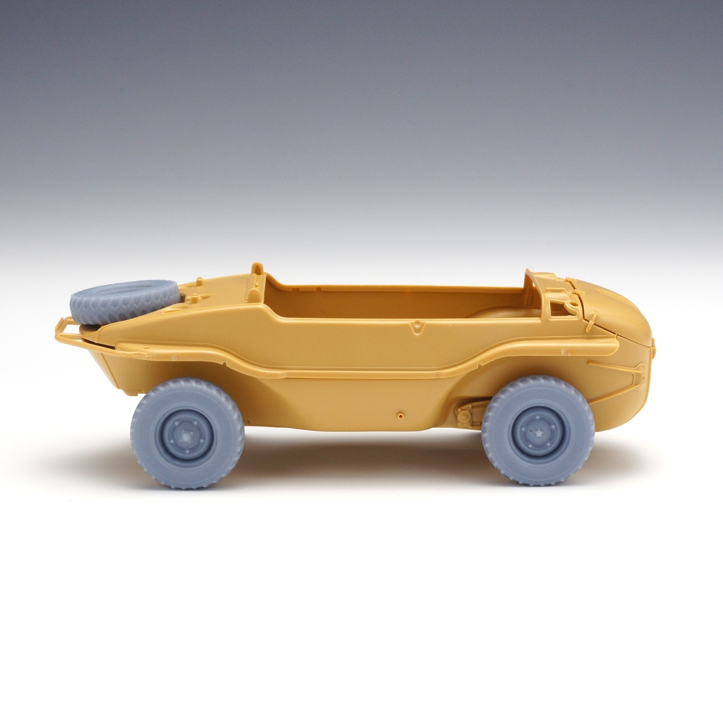 1/35 シュビムワーゲン166型用 自重変形ワイドタイヤセット