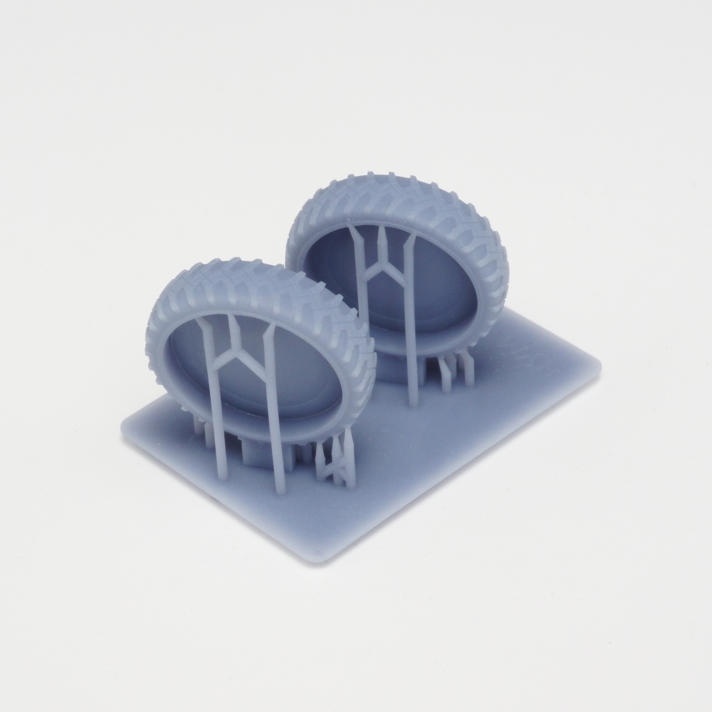 1/35 シュビムワーゲン166型用 自重変形ワイドタイヤセット